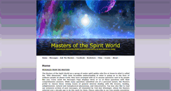 Desktop Screenshot of mastersofthespiritworld.com