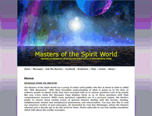 Tablet Screenshot of mastersofthespiritworld.com